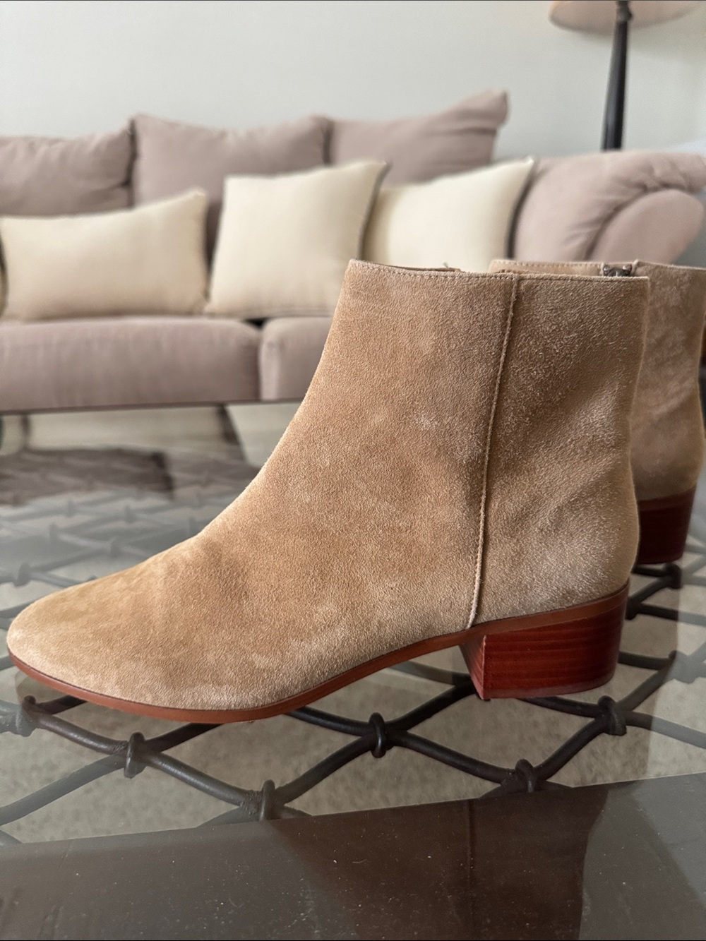 J Crew Walker suede ankle boots Size 10